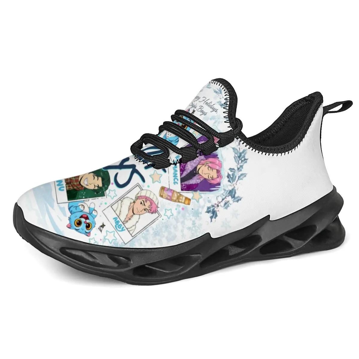 

New Large-sized Flat-bottom Low-top Woven Outdoor Casual Sports Shoes Cartoon Animation Pattern Design of The Witch Hunter Team
