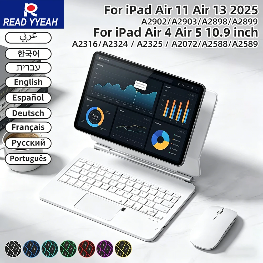 magic-touchpad-keyboard-for-ipad-a16-2025-case-ipad-a16-11th-10th-gen-smart-cover-backlit-for-ipad-air-4-5-pro-129-spanish