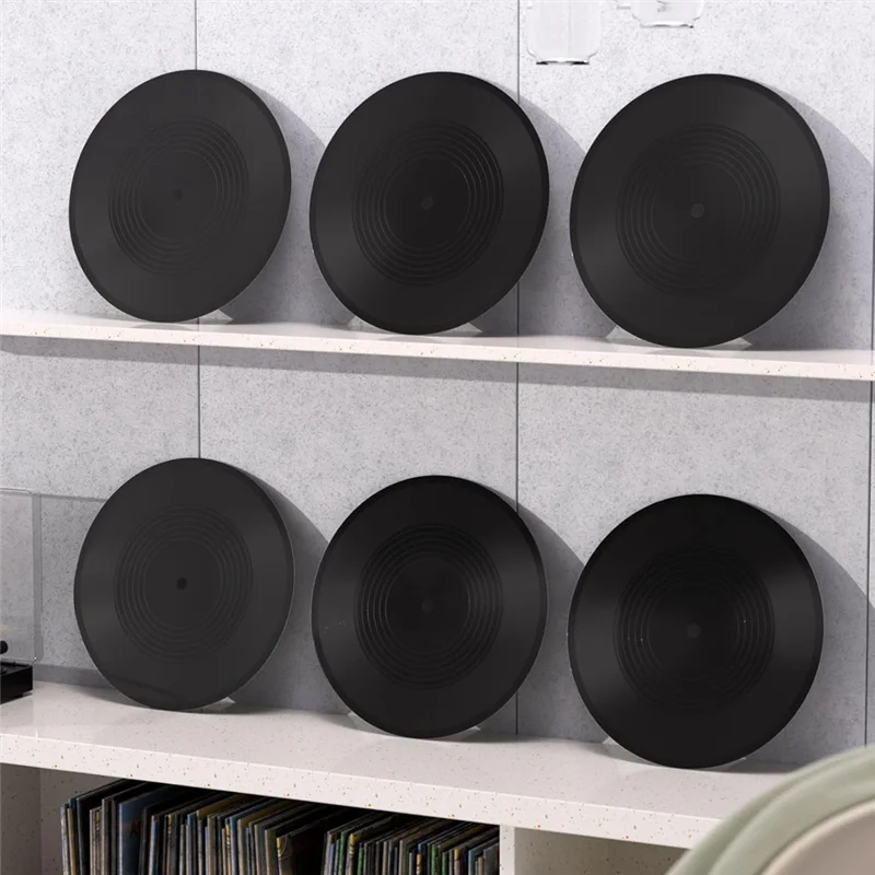 

AT21-15PCS 7-дюймовые пустые виниловые пластинки 70-х годов, настенные виниловые пластинки и рулонные музыкальные вечерние украшения для дискотеки, дня рождения, музыкальная тема Па