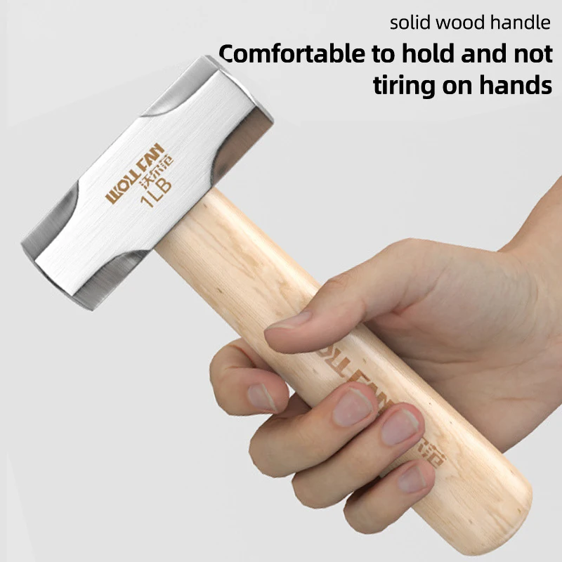 Small Hammer Mini Claw Hammer Head Fitter Hammer Octagonal Hammer Multifunctional Integrated Nail Hammer Nail Hammer Woodworking