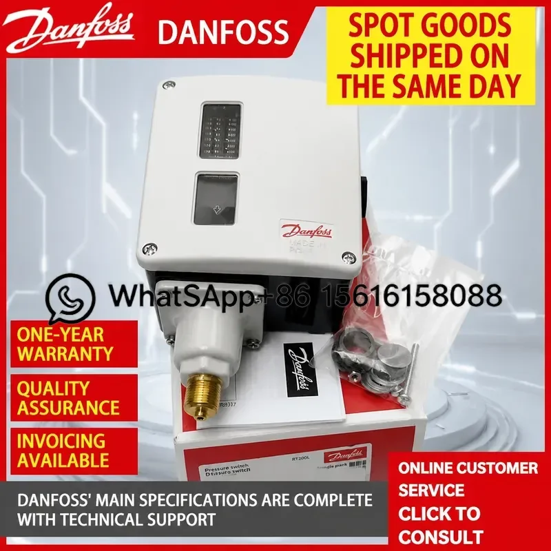 Danfoss RT31B 017-526866 RT19W 017-518166 Pressure Switch for Refrigeration Compressor Control High Quality Original