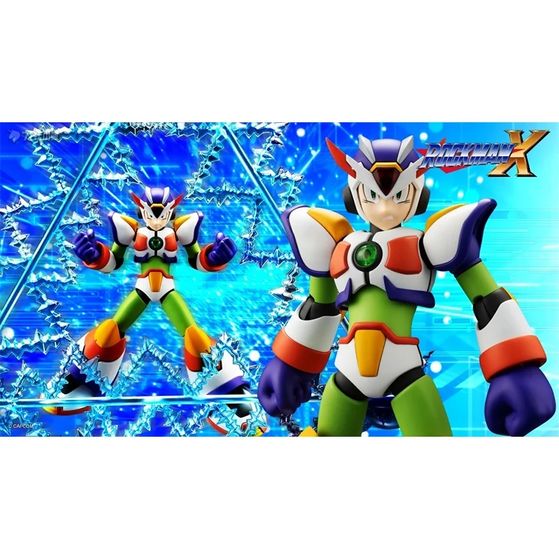 Spot Direct Delivery KOTOBUKIYA Original Rockman Anime Model MAX ARMOR TRIAD THUNDER VER. Action Figure Toys For Children Gift