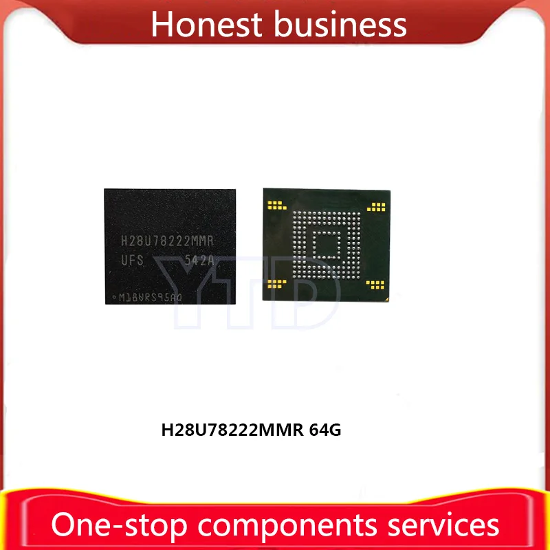 

1 Piece 64G H28U78222MMR 100% Working 100% Quality BGA153 UFS 64GB Chip Mobile Phone Hard Disk Memory Computer Storage H28U78222
