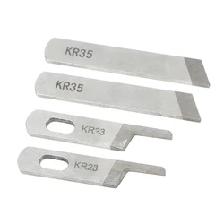 2PCS Overlock Sewing Machine KR23 KR35 Upper Down Knife Blade Tungsten Steel For Siruba Pegasus Sewing Machines Accessories
