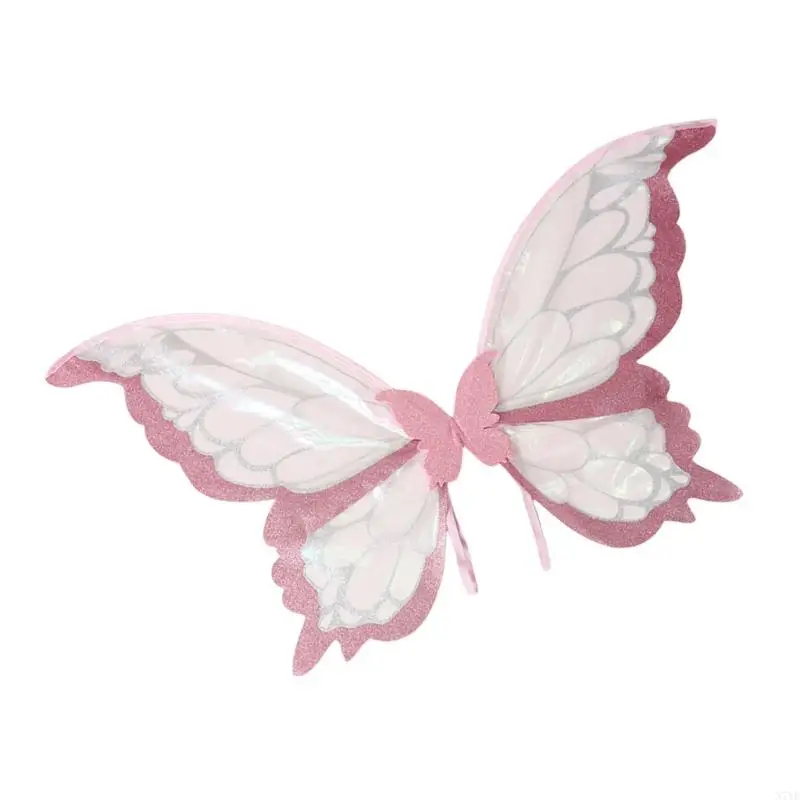 N7yf Butterfly Wing Halloween Wing Trang phục cho cô gái Giáng sinh giả trang Cosplay Fairies Wing Butterfly Dress