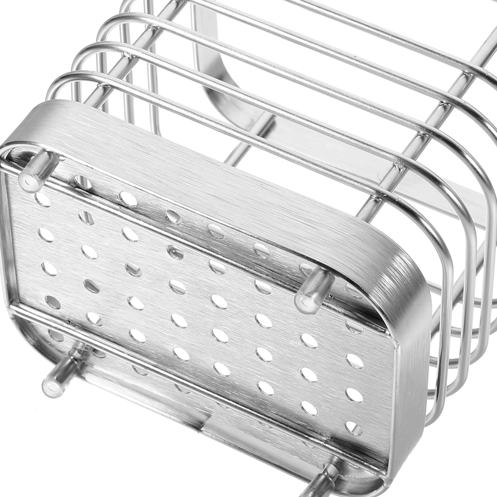 

Sturdy Stainless Steel Utensil Holder Kitchen Organizer Chopstick Container Flatware Drainer Compact Dishwasher Basket Cutlery