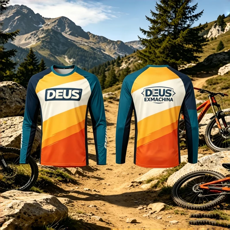 New Fashion Brand Unisex DEUS Y2K MTB Cycling Motorcycle Racing Jersey Off Road Wear Clothing Bike Downhill Jerseys T-Shirt DH