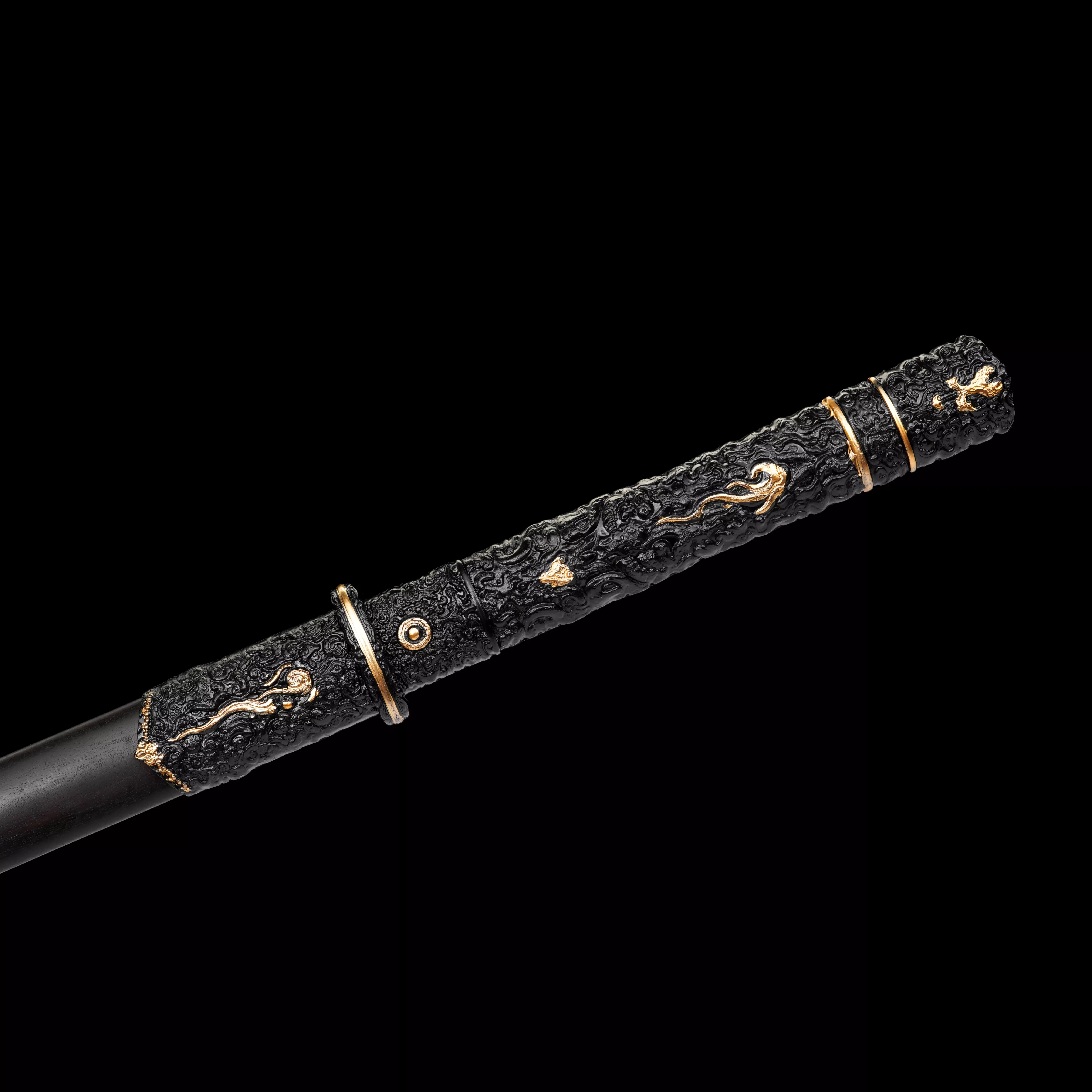 103cm Medieval Chinese Tang sword katana single-slot real steel combat preparation, hand-polished sharp samurai sword Weapons,