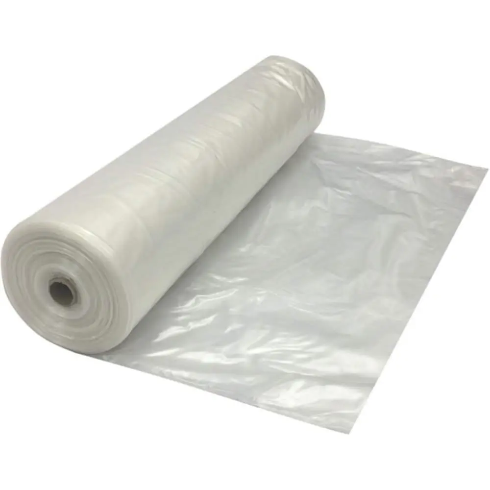 Clear Overwintering Film - 6 Mil Durable Plastic Sheeting for Greenhouses, 40' x 100'