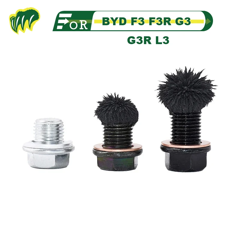 

For BYD F3 F3R G3 G3R L3 Engine Oil Drain Plug Sump Drain Nut Oil Drain Bolt