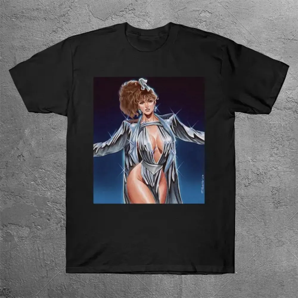 

Футболка Eighties Chrome Fantasy, мужские летние уличные футболки, тяжелые футболки для мужчин, футболки с графическим рисунком больших размеров