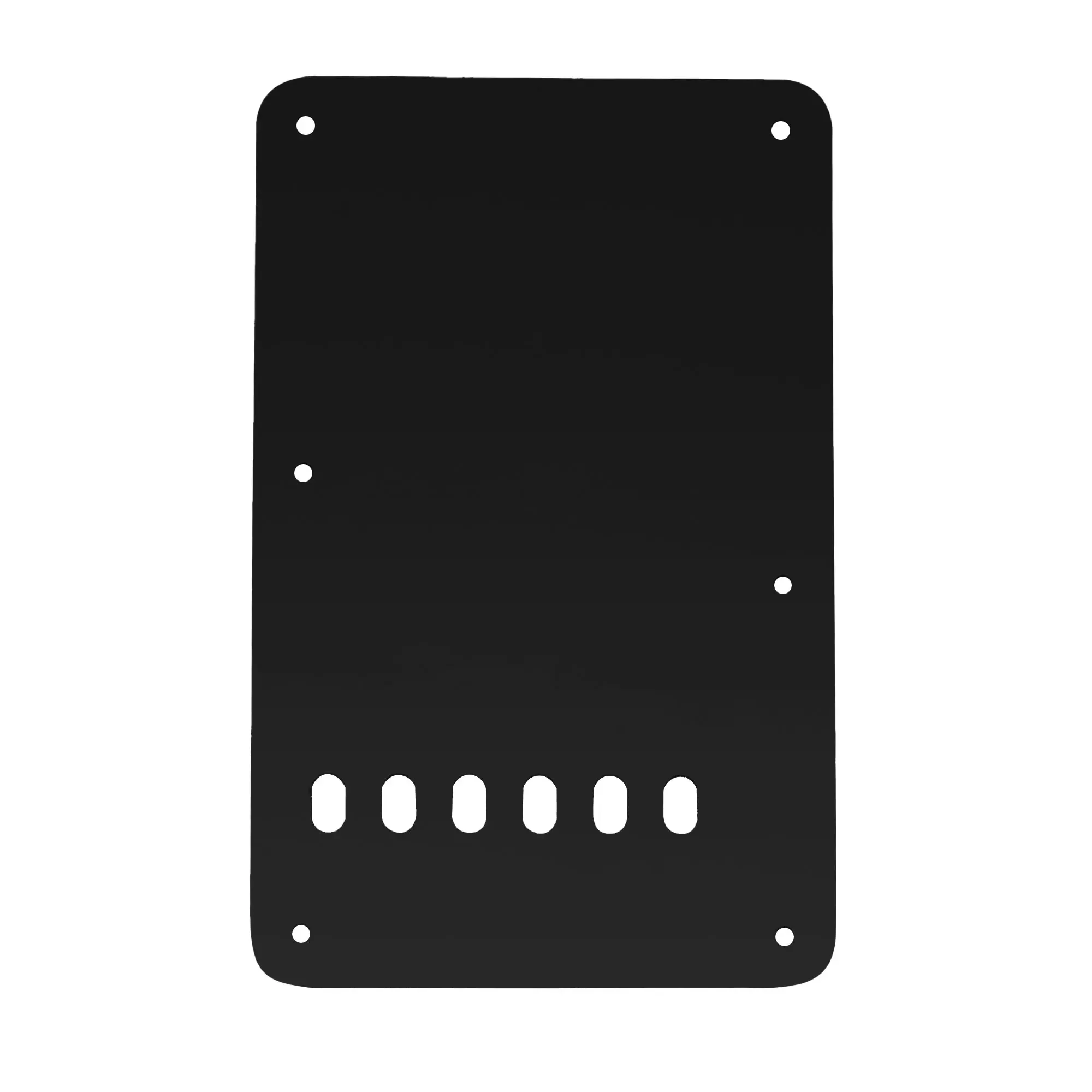 Pro 6-Hole Abalone Shell Back Plate Tremolo Cavity Cover for Affinity Series Squier ST Guitar 4-Ply Finish