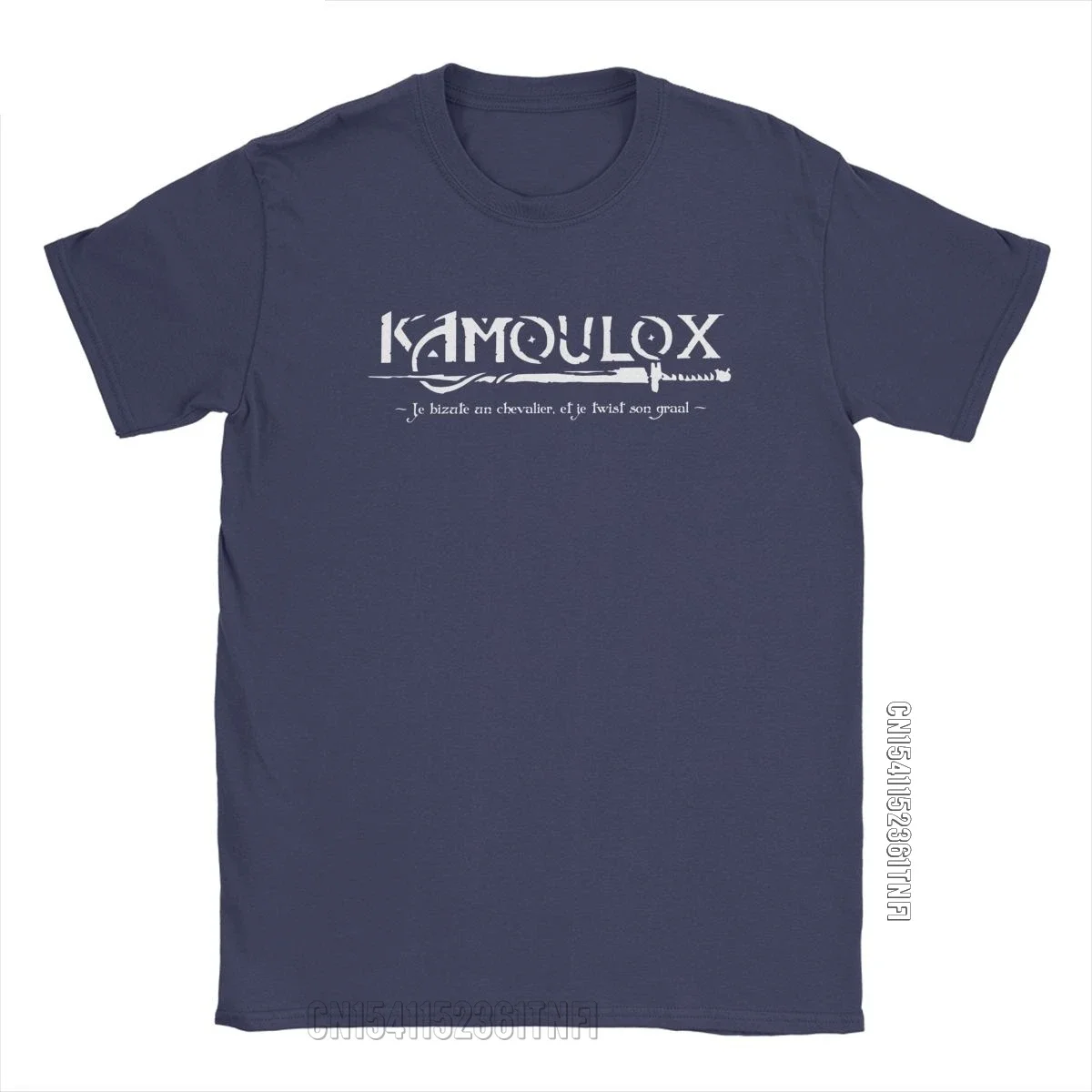 Kamoulox Kaamelott King Arthur Men T Shirt Vintage Tee Shirt Classic Short Sleeve Crew Neck T-Shirts Pure Cotton Designer Tops