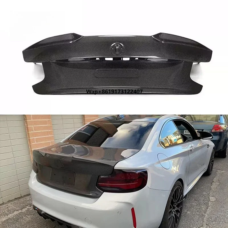

MP Style Carbon Fiber F87 Trunk Lid for F87 M2 M2 Competition Coupe 2-Door 2016-2020 Replacement Mounted Rear Trunk Lid