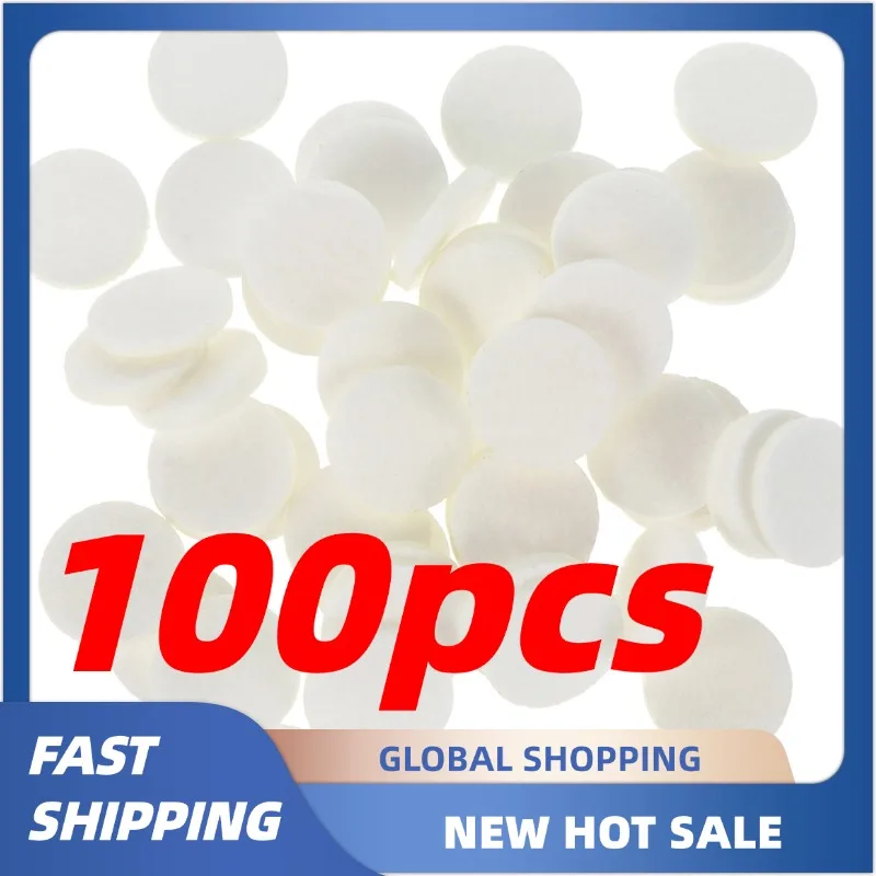 

200pcs 22mm Essential Oil Pads Cotton Diffuser Round Refill Pads Replacement For Locket Necklace Bracelet Auto Car Vent Clip