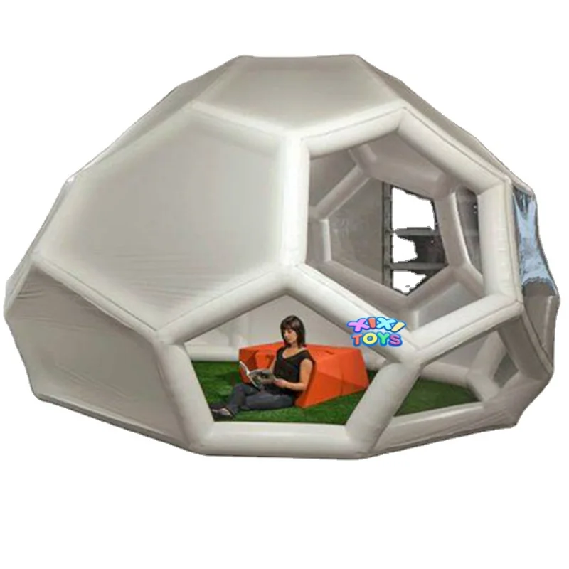 

Airtight Inflatable Camping Tent, Quiet Inflatable Outdoor Geodesic Camping Tent