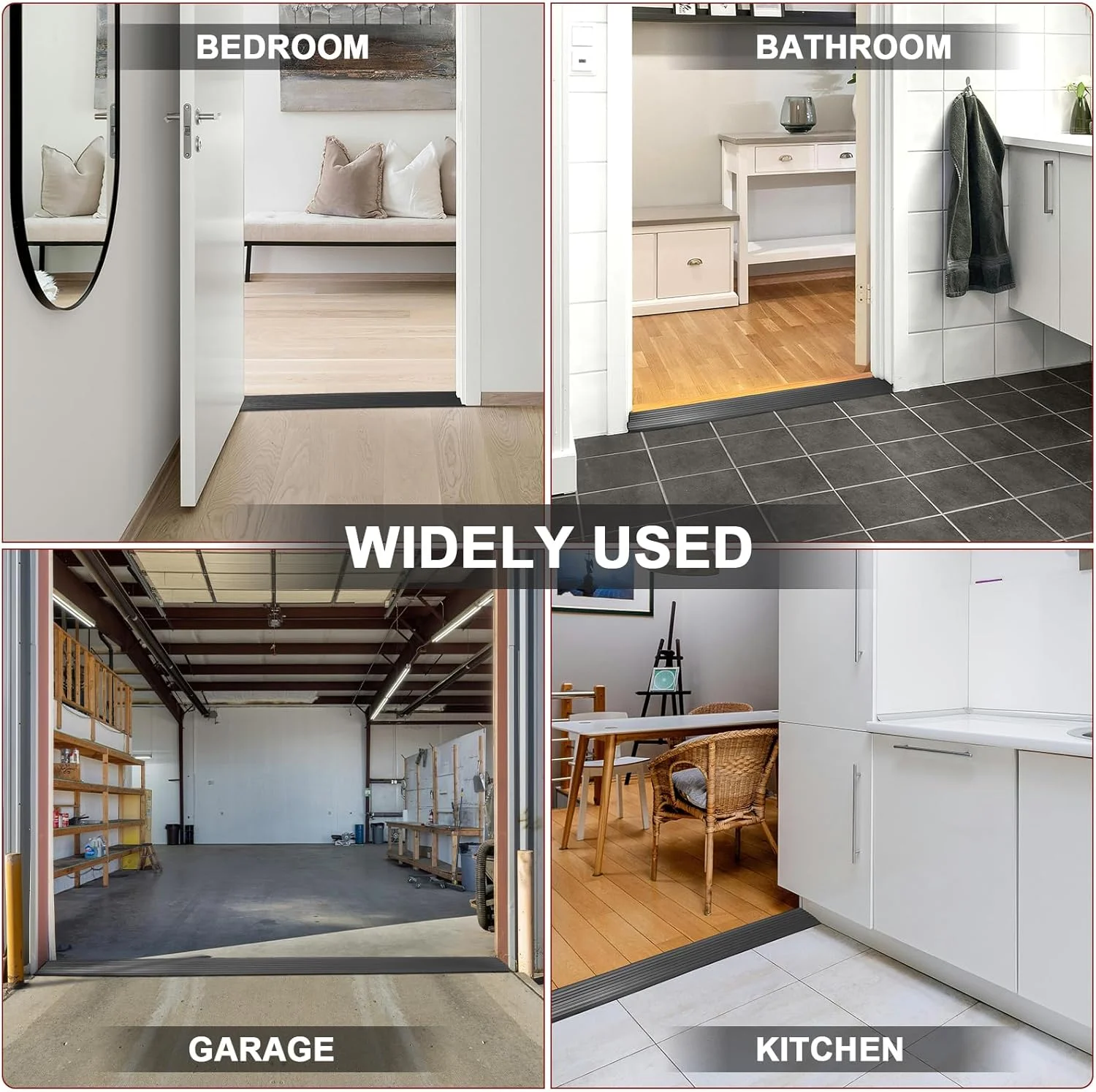 1 قطعة 1 متر/39.37 بوصة مدخل عتبة المنحدر ذاتية اللصق بولي كلوريد الفينيل المطاط منحدر مقاومة للاهتراء مخطط درج مكافحة زلة الشريط