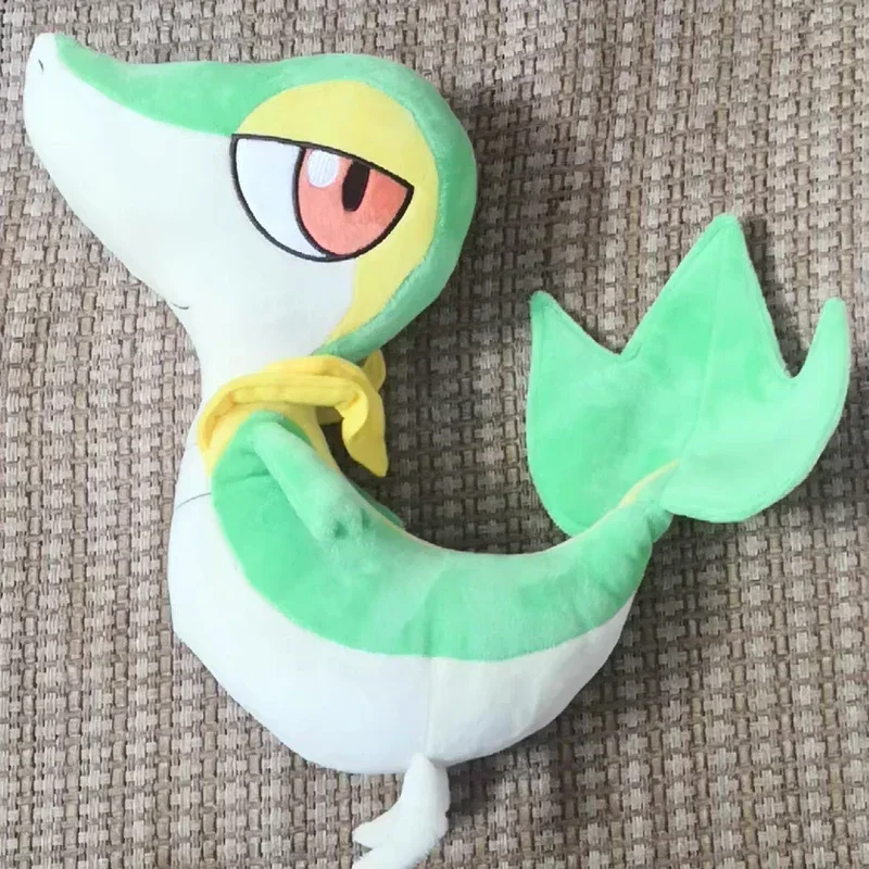 40cm Snivy Pokemon Plush Toys Anime Doll Cute Ornament Pokémon Cartoon Stuffed Plushie Pillow Gift for Children Christmas