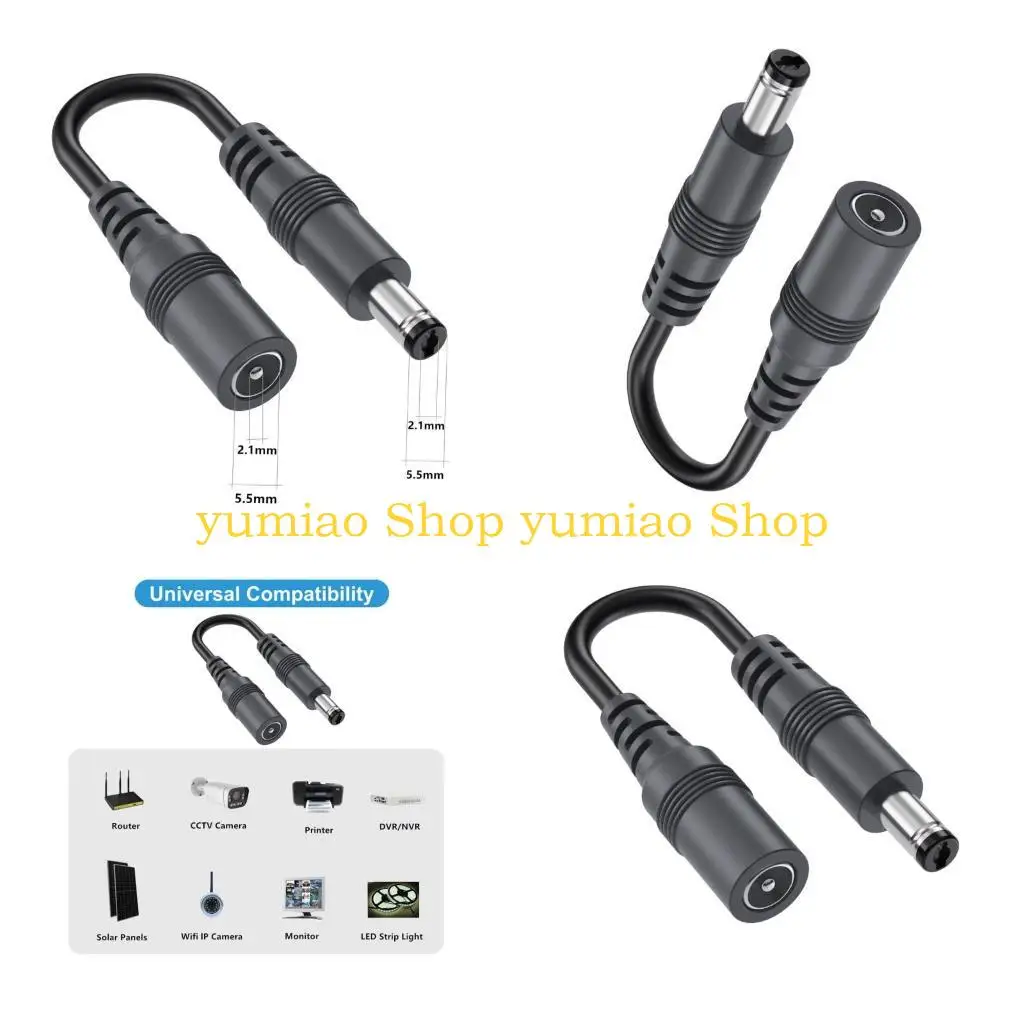 

587B DC5.5x2,1 мм удлинительное шнур 5521 Adapters Adapters Кабель 3.94 дюйма