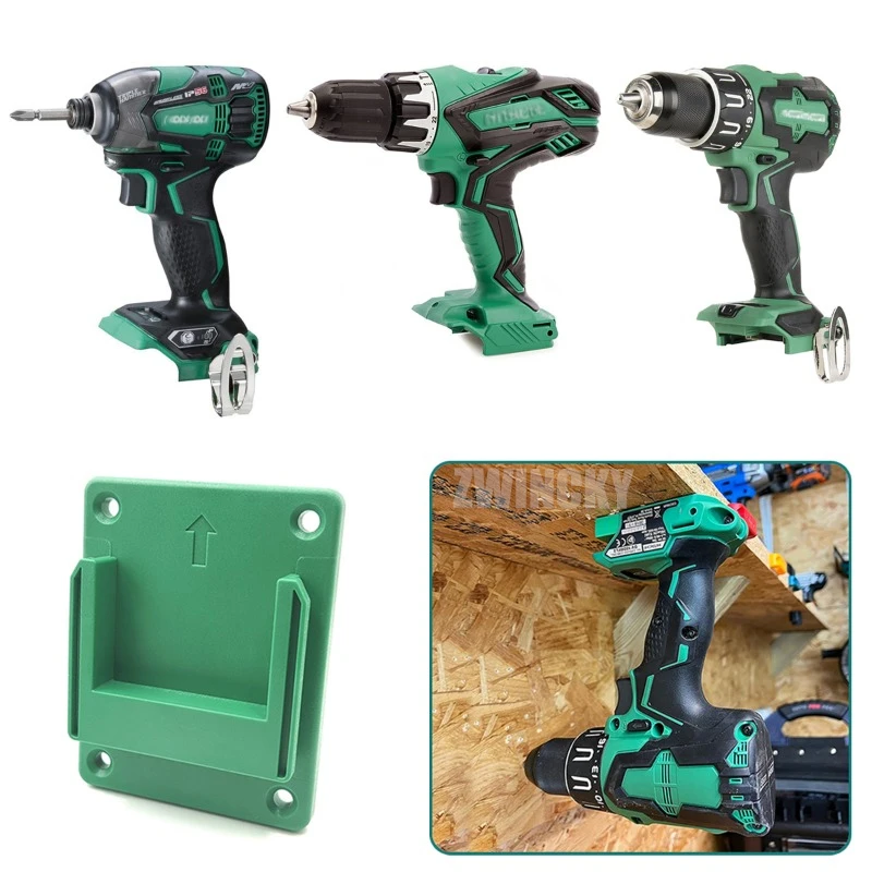 Tool Mount Storage Bracket For Hitachi Hikoki For Metabo HPT 18V/36V Li-ion Battery Tool Machine Drill Holder Slots Stand