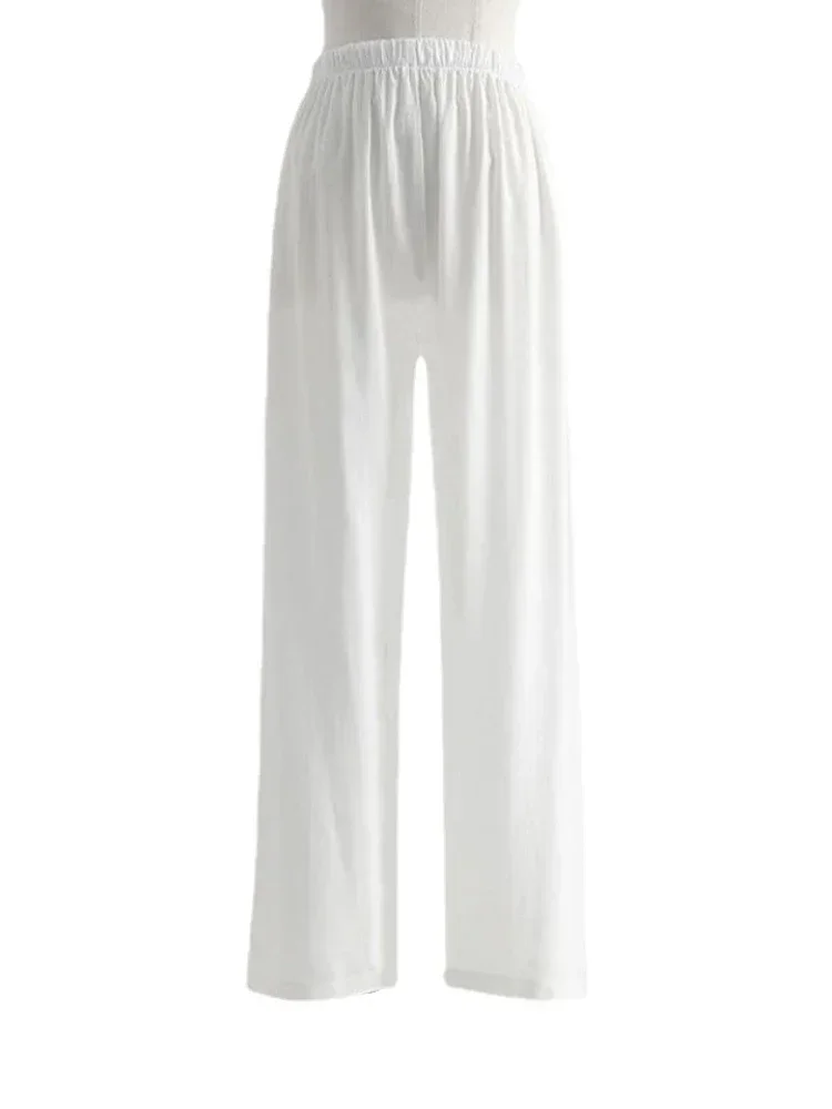 بدلة هانفو الشعبية تانغ ثوب النوم التأثيري أداء هانفو ملابس داخلية ملابس نوم صينية قديمة بيجامة أبيض وأسرة هان