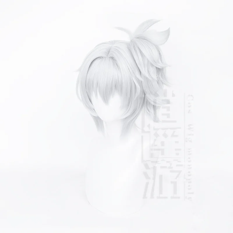 Zenless Zone Zero No.11 شعر مستعار كوسبلاي محاكاة فروة الرأس العلوي النمر كليب ذيل حصان هدية الهالوين #2