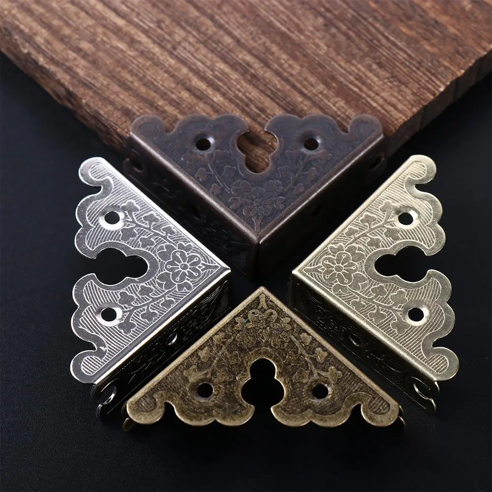 with Nails Table Protection Jewelry Box Guard Corner  Protectors Decorative Protectors Furniture Hardware Corner Brackets