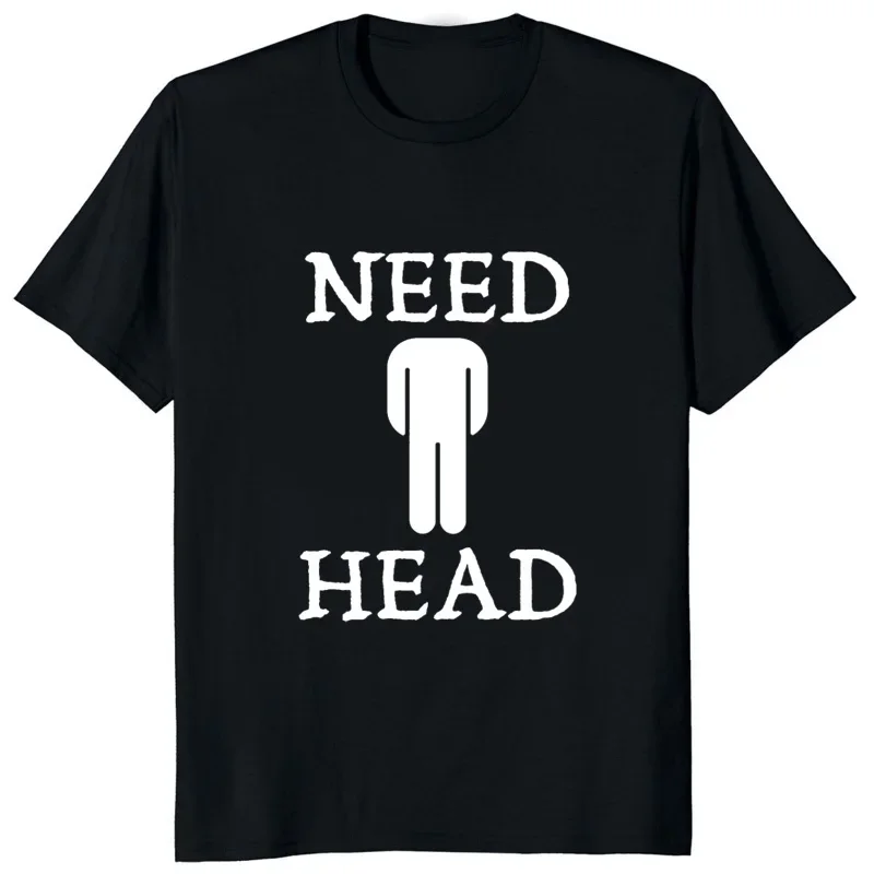 Need Head Funny Printed Cartoon Graphic Man Tshirt Streetwear Hipster Loose Hip Hop T Shirt Fashion Breathable Comfortable Tees