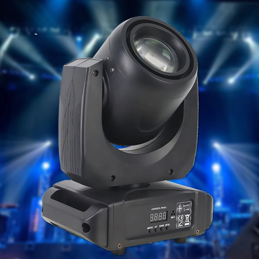 

200W White Beam Moving Head Light 16 Prisms 7 Colors + White 7 Patterns DMX512 Control Strobe 0-20Hz Adjustable RGBW Stage Light