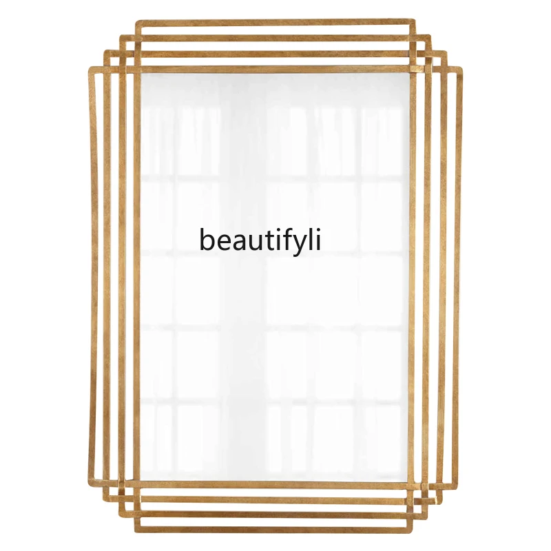 New Chinese makeup mirror creative decorative mirror wall hanging vanity mirror wall hanging creative bathroom