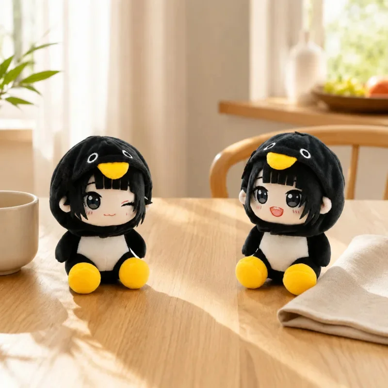 Arknights Endfield 14cm Endministrator Penguin Doll Cotton Character Figure Anime Keychain Room Decor Collectible Gift For Fans