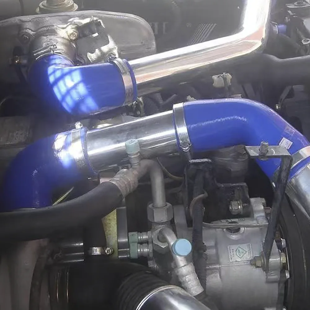 Automotive intake pipe Modification silicone Intercooler turbocharger 45 degree elbow water pipe joint