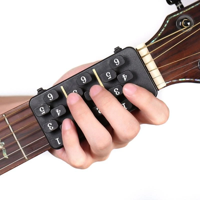 U2JB Guitar Chord Trainer Learning System Practice Assist Tool Finger Teaching Aid