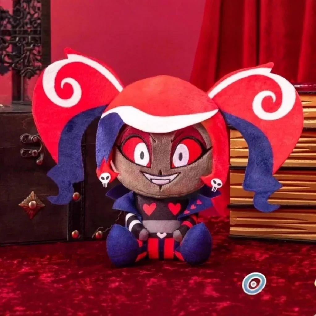 HOT NEW Hazbin Hotel Anime Niffty Figure Sitting Plushies Cute Stuffed Dolls Collectibles Cartoon Peripherials Toys Kids Gifts