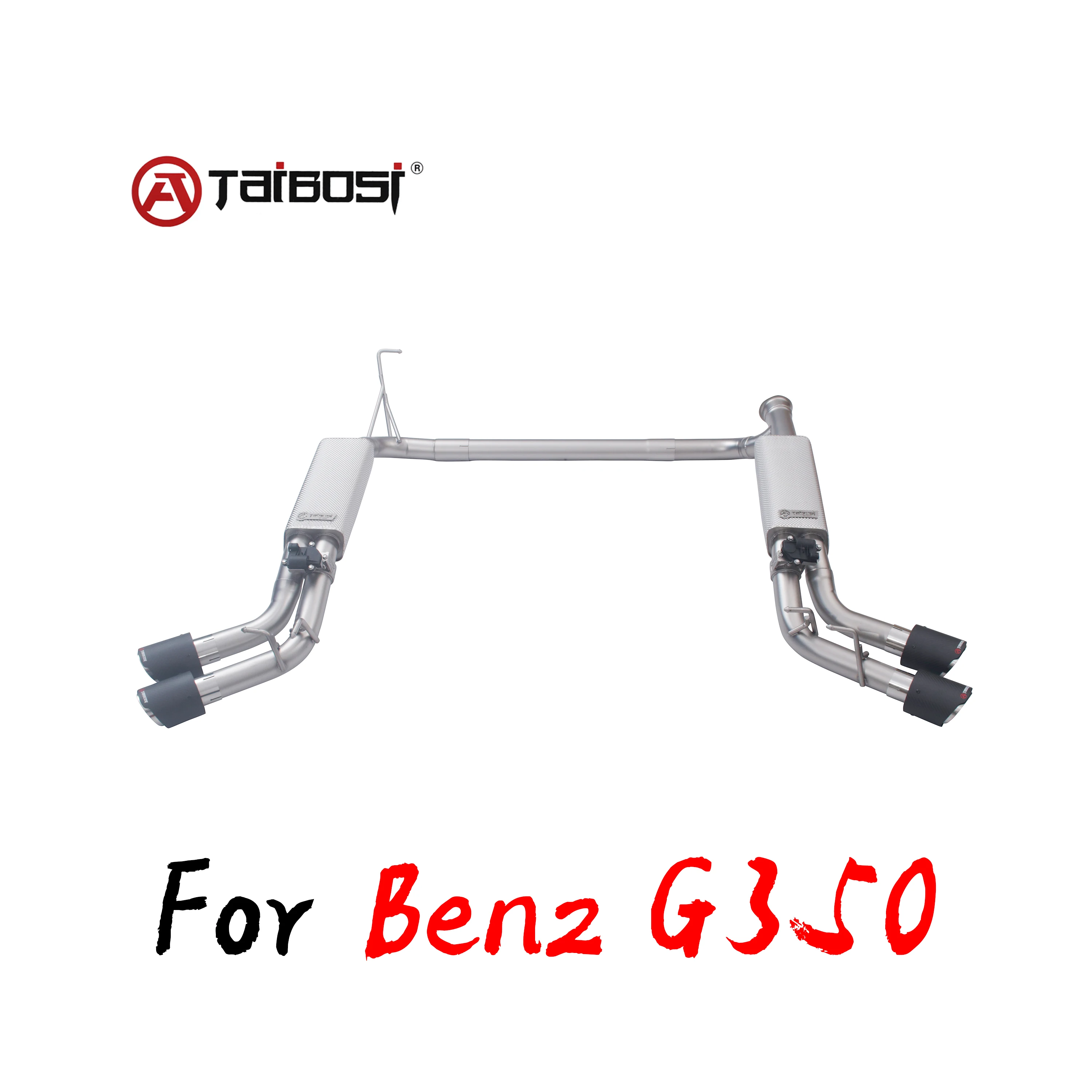 

For Mercedes Benz G350 2.0T Exhaust System Cat-Back Exhaust Pipe Taibosi Performance Vacuum / Electric Valve Car Muffler Cutout