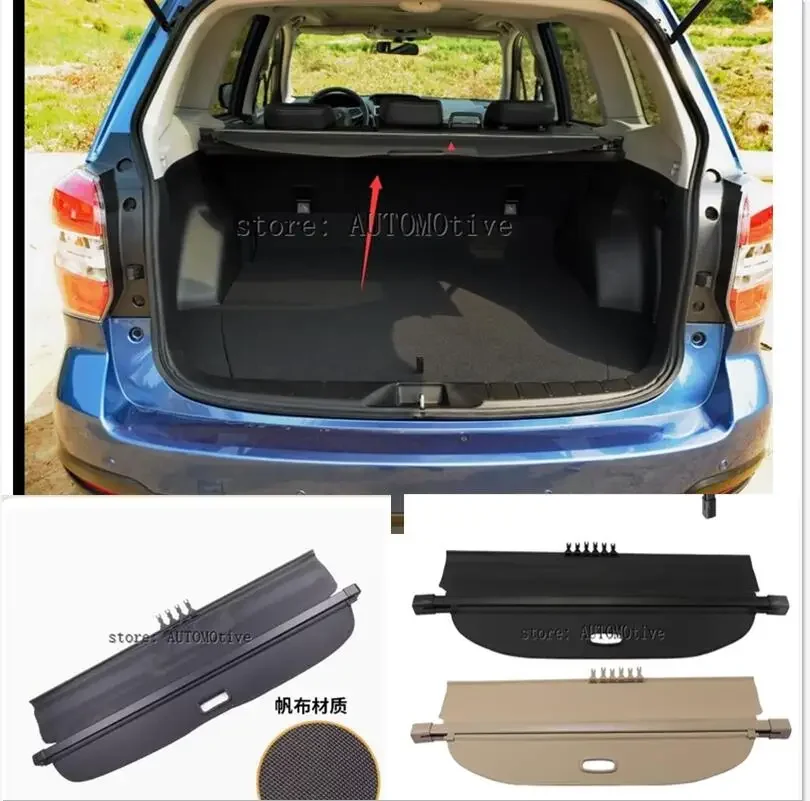 

Car Rear Trunk Security Shield Cargo Cover For SUBARU Forester 2013.2014.2015.2016.2017 2018 19 20 Manual Switch Tail Door Auto