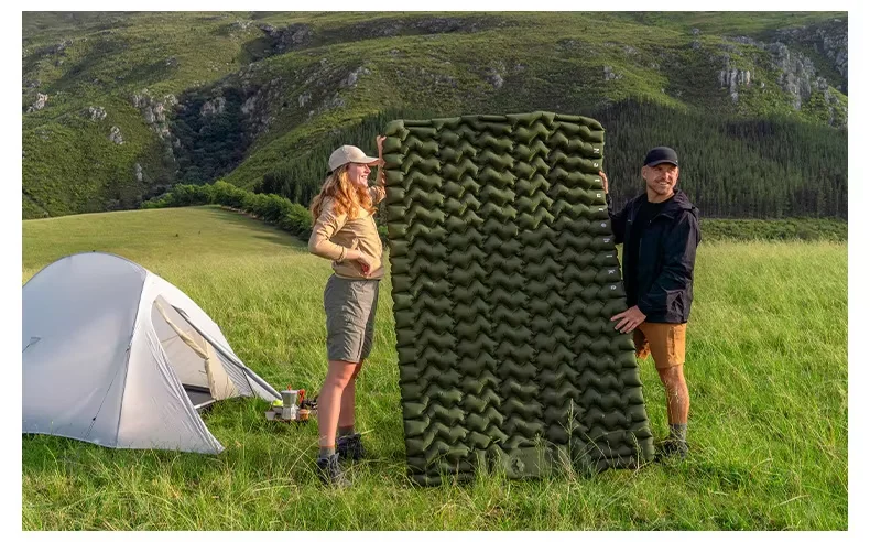 Naturehike FC01 Luftmatratze Camping Aufblasbare Ultraleichte Tragbare Matratze mit Eingebauter Pumpe Luftmatten Wandern Outdoor Faltbare Schlafmatte – Detail 13