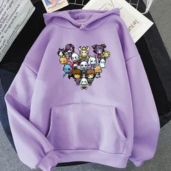 Undertale Chara Game Characters Sweat à capuche imprimé pour hommes, pulls graphiques populaires, vêtements Kawaii Manga, High Street, automne, Y-600