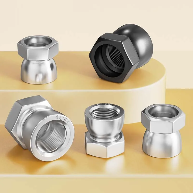 304 Stainless Steel Shear-off Security Nuts M6 M8 M10 M12 Anti-theft Twist-off Tamper Proof Hex Lock Nuts