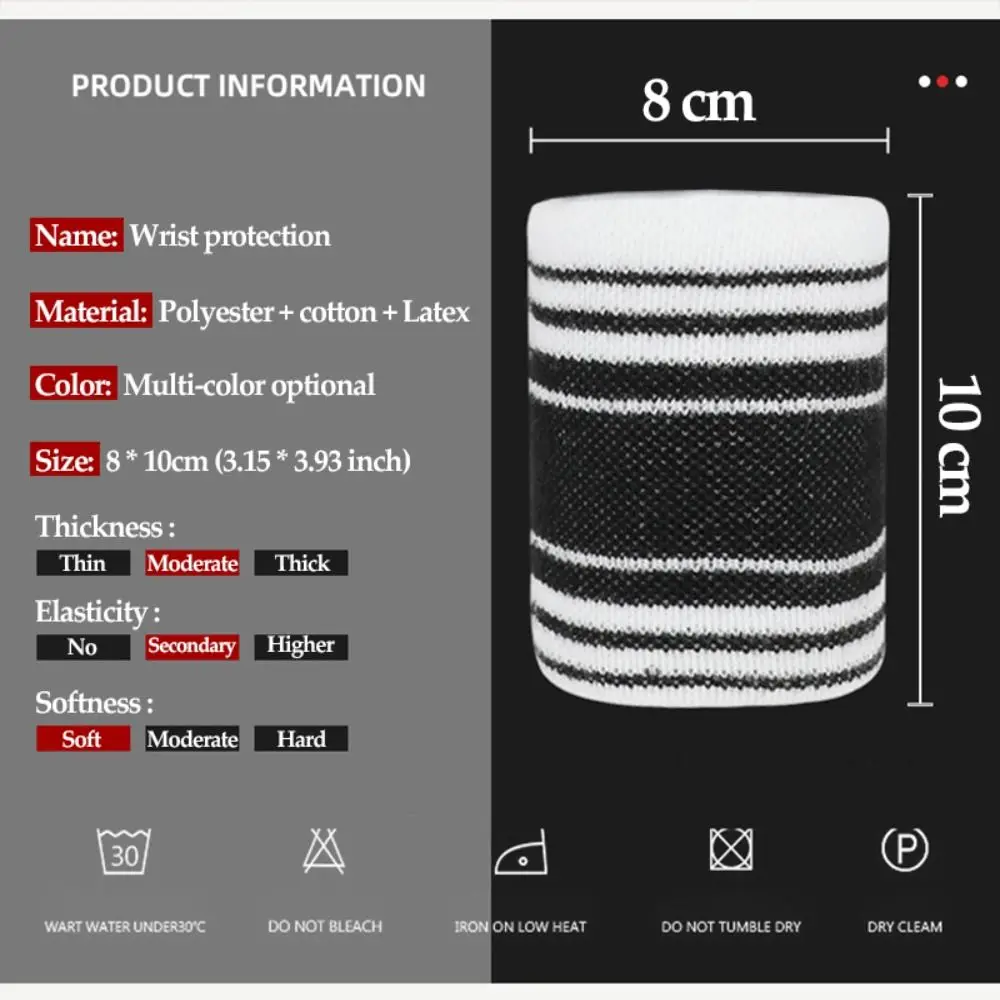 Sweat Wrist Wrist Protector Sports Sweatband Stretch Elastic Yoga Bracelet Protector Wrist Sweatband Wrist Brace Gym Wristband