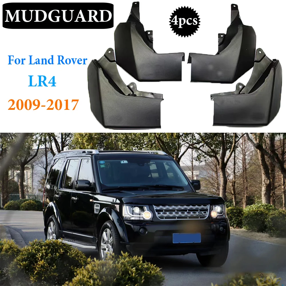 

4X Mudguard Mud Flaps For Land Rover Discovery 4 LR4 2009-2017 Front Rear Mudflaps Accessories Auto Styline Splash Guard Fender