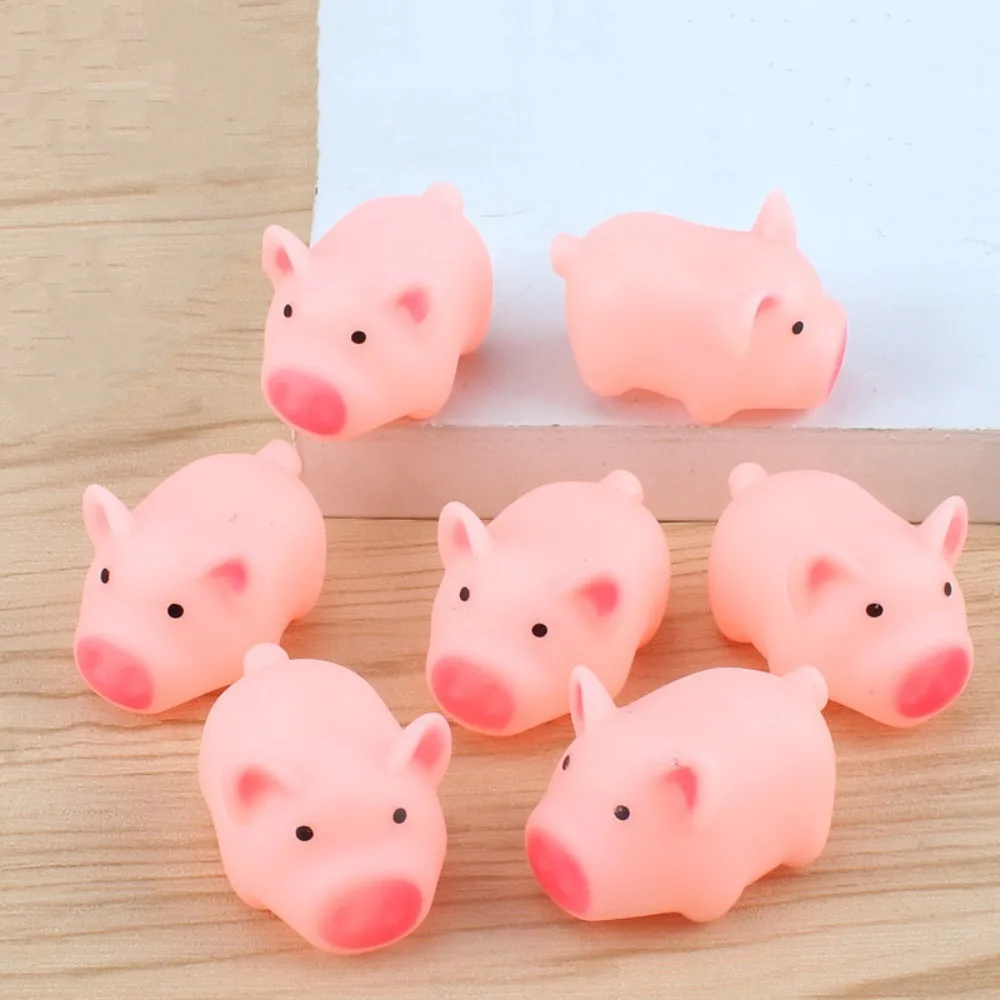 5pcs Kawaii Cartoon Pig Pig Doll Squeeze Toys Slow Rebound Plushie Decompression Doll Stress Release Cute Release Anxiety Toy