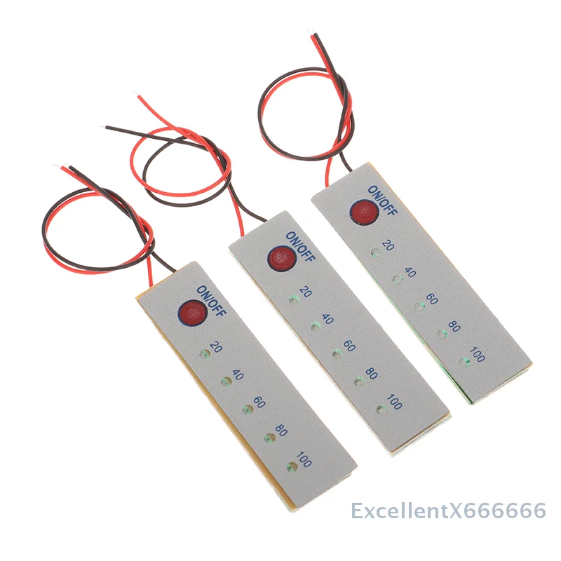 1s/3s/4s Li-Ion Battery Percentage Indicator Board Battery Capacity Tester Level Indicator Lithium Battery Capacity Indicator