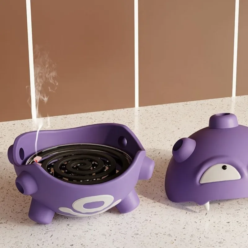 أنيمي بوكيمون Weezing البعوض لفائف صينية أرقام داخلي أصحاب البخور غرفة نوم سطح المكتب الديكور تخزين ملحقات اللعب الهدايا #3