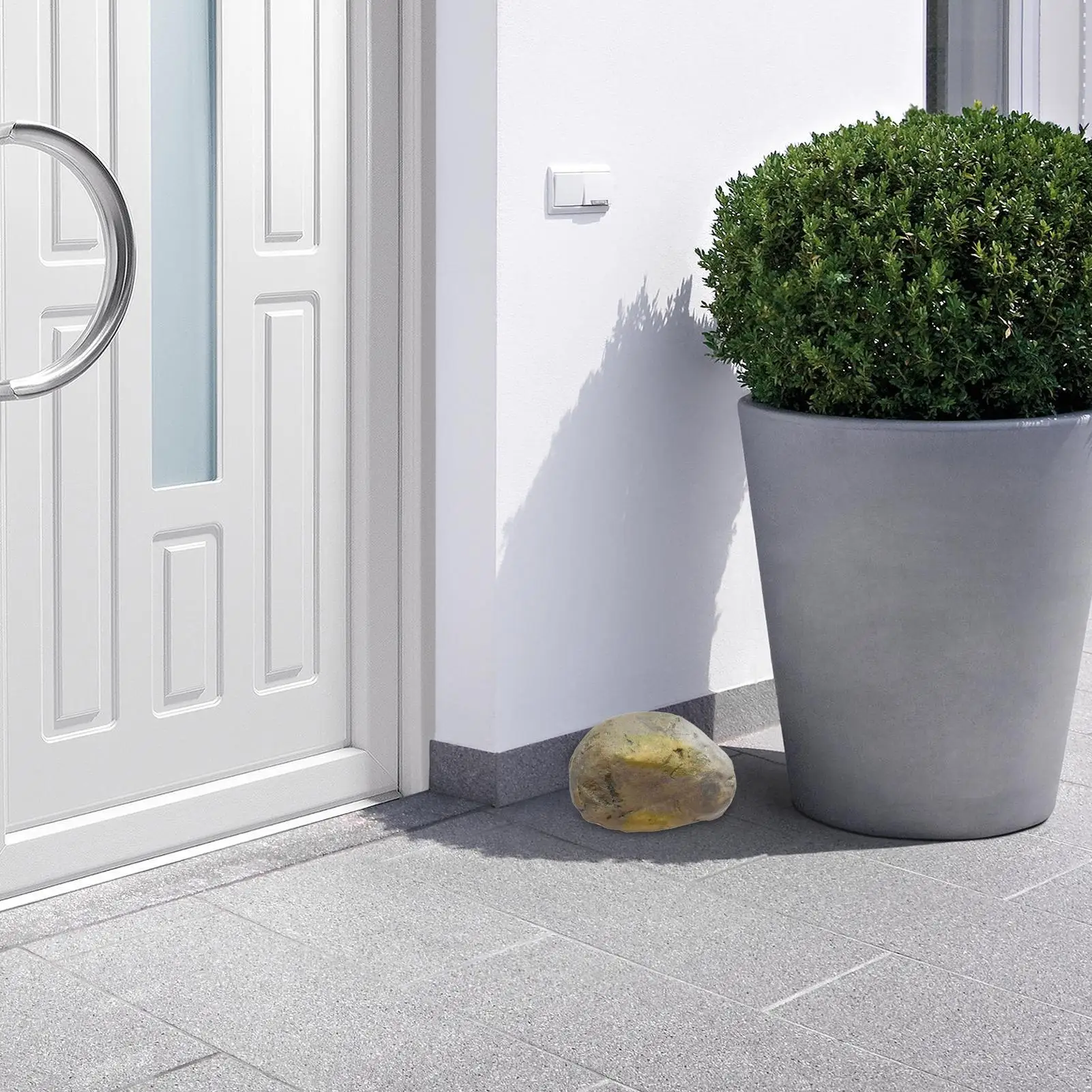 Hiddens-caja de almacenamiento de llaves de repuesto, piedra simulada para jardín al aire libre, roca falsa creativa, ocultación de desviación de vista, caja fuerte para llaves RV