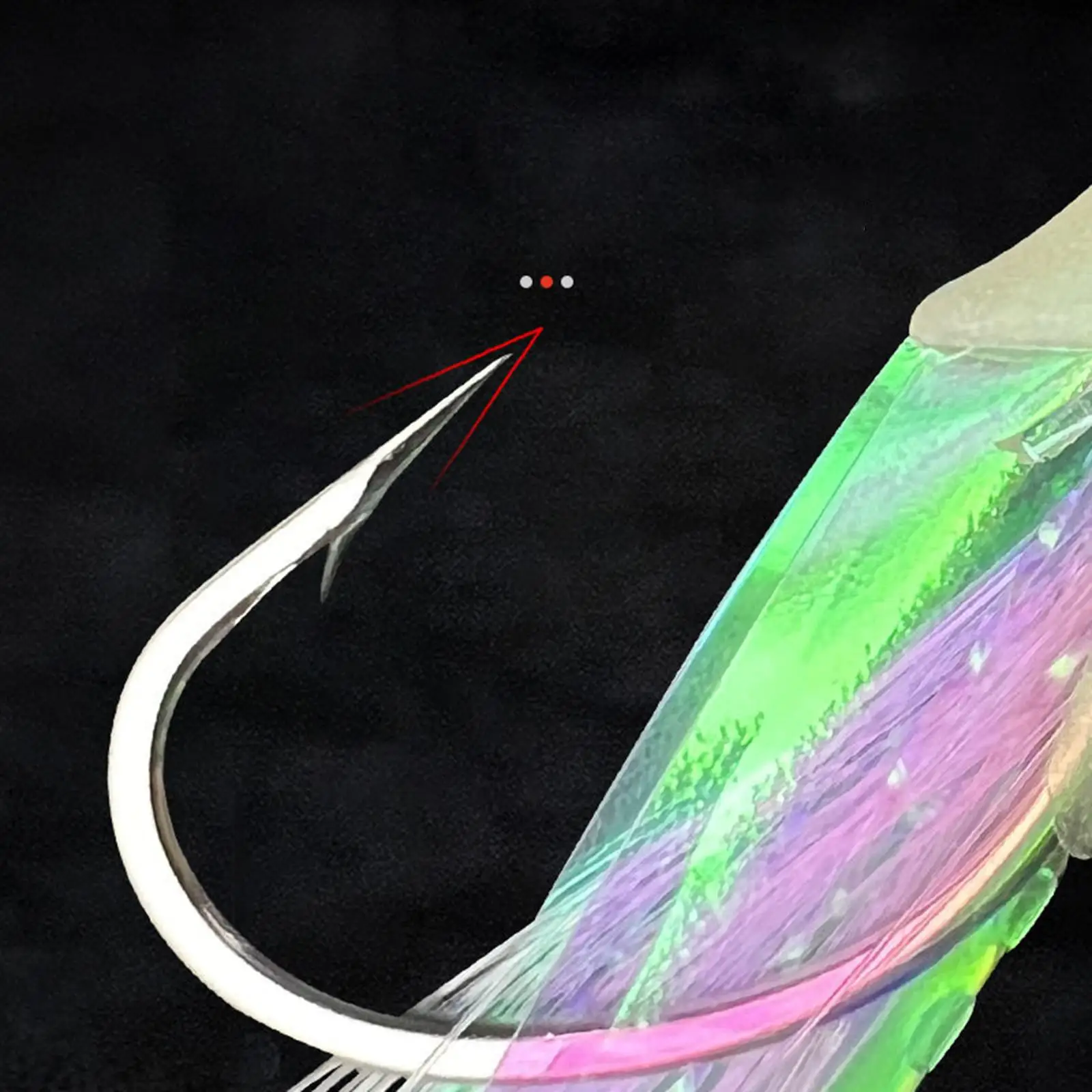 

Высокоуглеродистые светящиеся рыболовные крючки с имитацией кожи, светящаяся снасть для ночной рыбалки на форель в реках и море