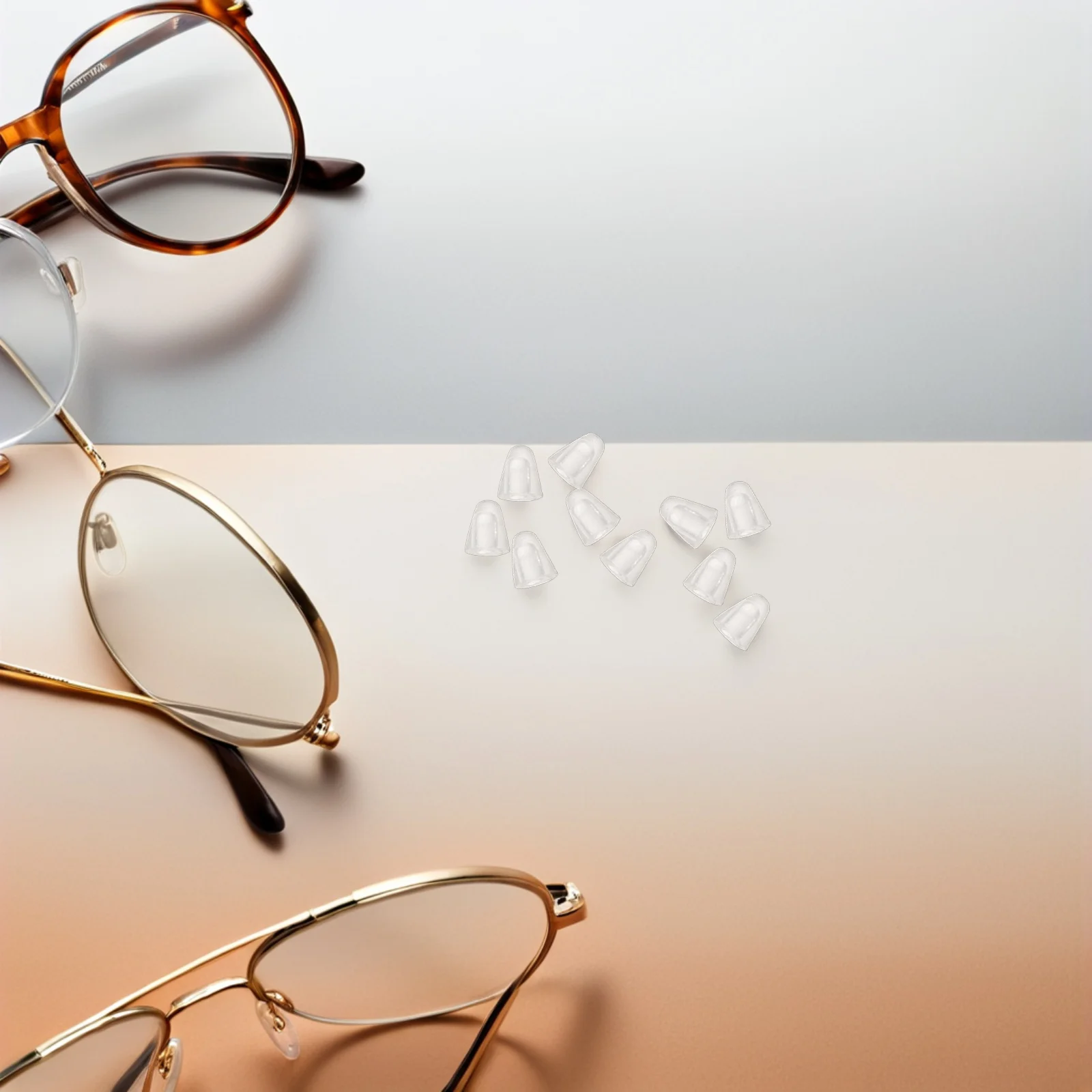 

1200pcs Eyewear Screw Covers Clear Silicone Caps For Rimless Glasses Repair Small Replacement Parts Quick Assembly Secure Fit