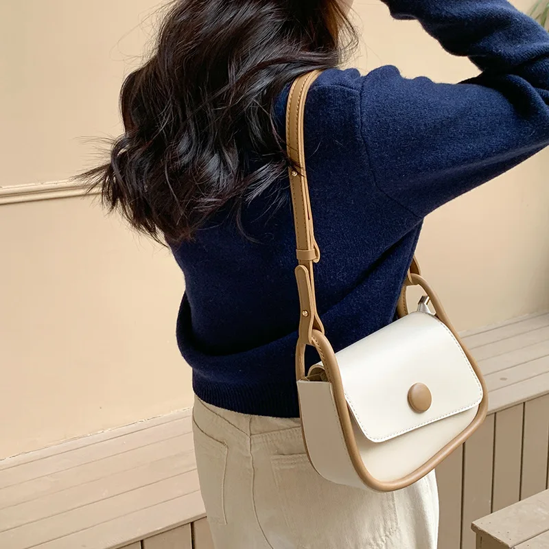 

2025 New Women's Small Square Crossbody Bag, Chic Adjustable Strap Shoulder Purse, Versatile Underarm Bag for Daily & Casual Use