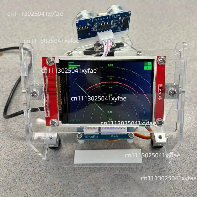Ultrasonic Radar Indicator Decorative Accessory For 1/10 1/14 Scale Model Vehicle DIY Modification