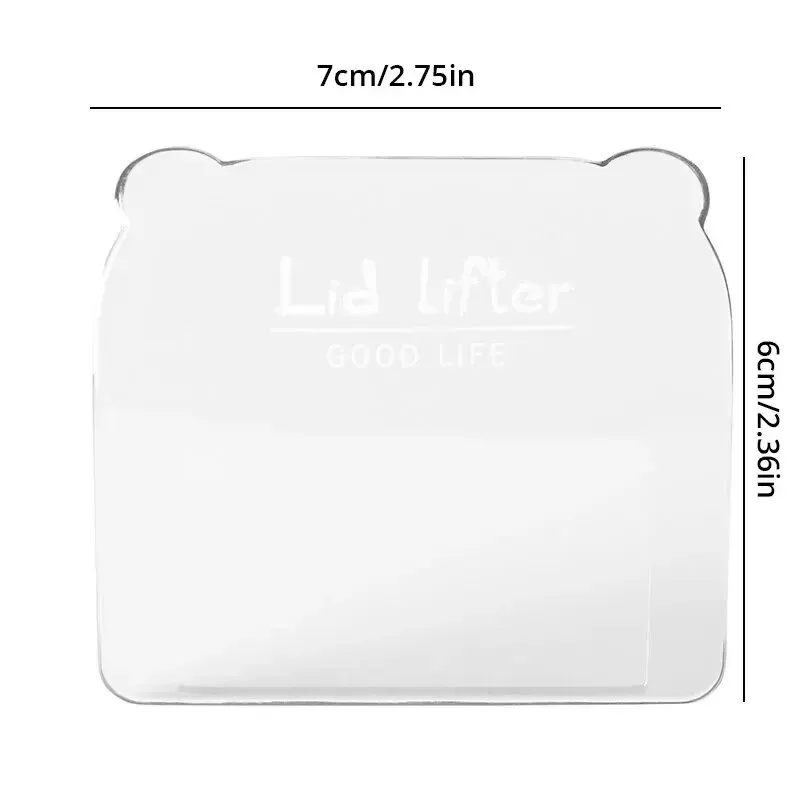 1 Pc Toilet Lid Lifting Device Light and Small PS Material to Lift the Toilet Lid Bathroom Supplies image 6